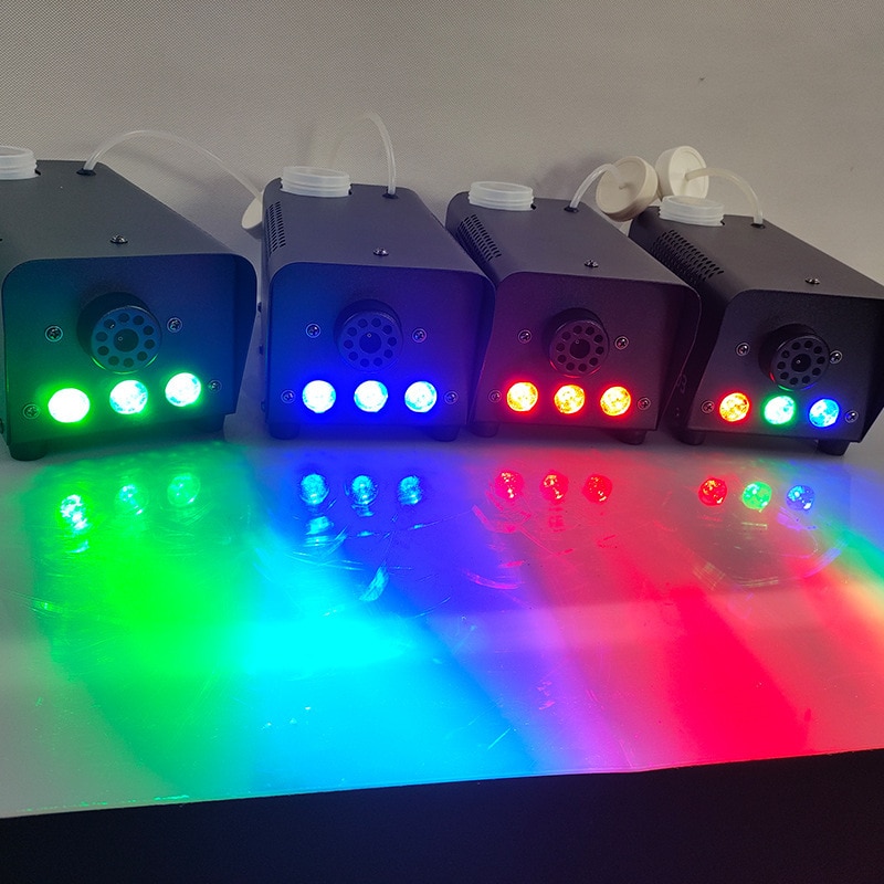 Draadloze Controle Led 400W Fog Rookmachine Afstandsbediening Rgb Kleur Rook Ejector Led Dj Party Stage Licht Rook Thrower (Eu Plug): Default Title