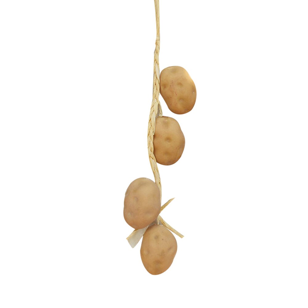Kunstmatige Fruit Schuim Groente Maïs Peper Knoflook Opknoping Photo Prop Home Decor: Potato