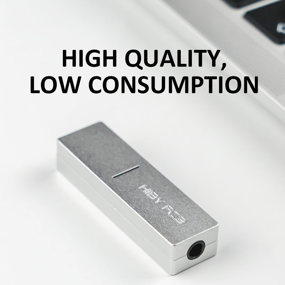 HiBy FC3 portátil MQA 8X Dongle tipo C USB DAC Audio decodificador de alta fidelidad amplificador de auriculares DSD128 3,5 Jack para Android iOS Mac Win10