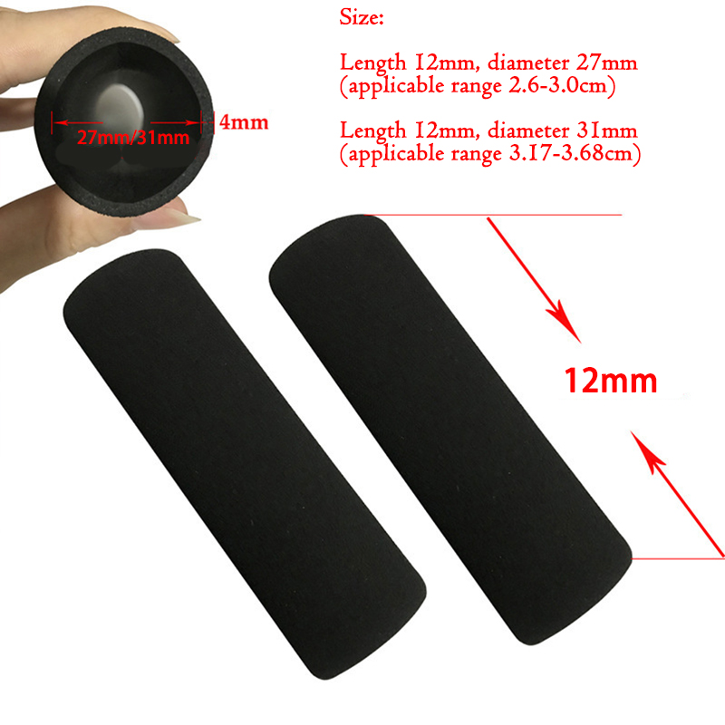 Protetor de mão para motocicleta, 2 peças, espuma, punhos protaper, extremidade do guidão da motocicleta, capa antivibração, punho de moto