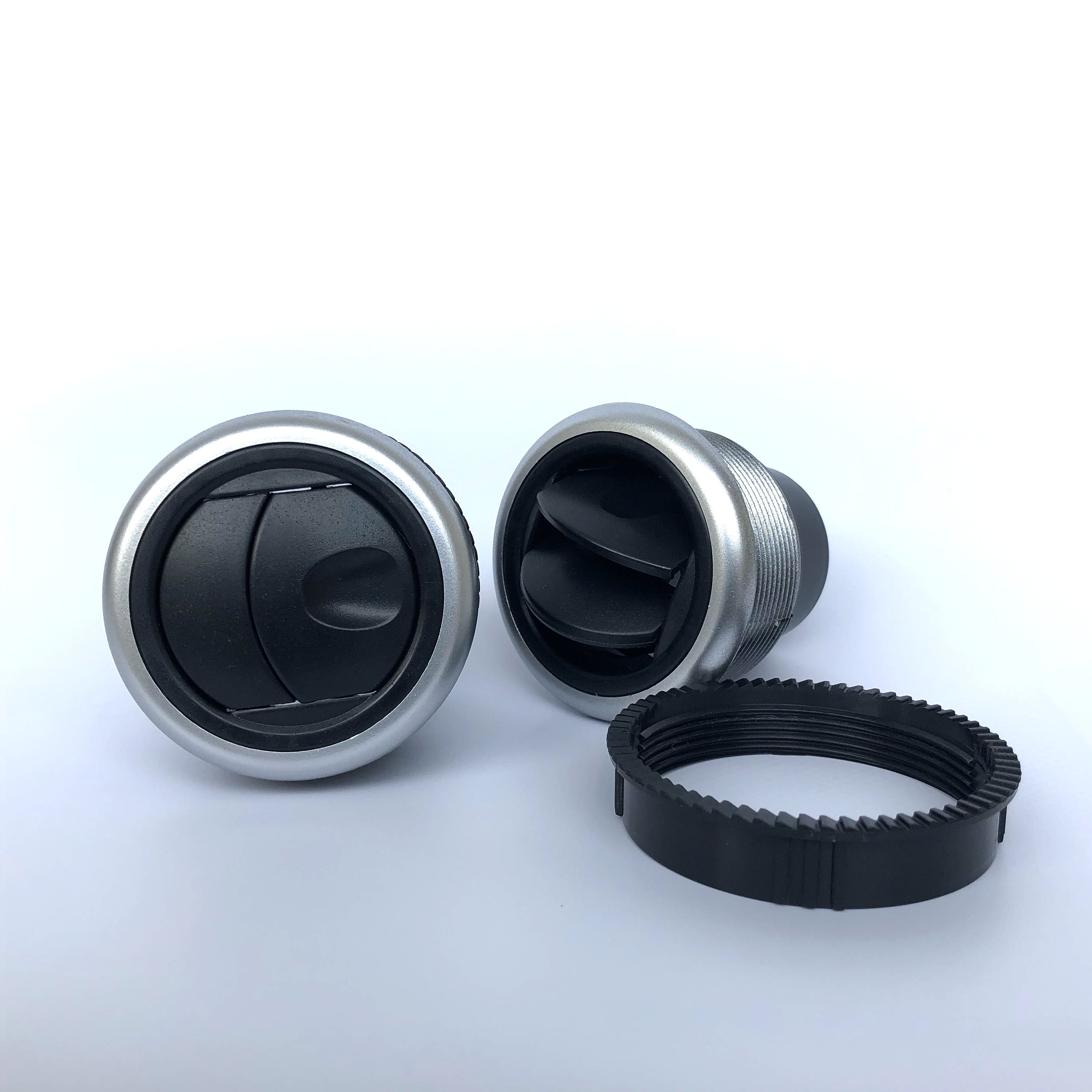 Round Flow Adjustable ABS Air Vent Dispenser Outlet A/C Air Conditioner RV Travel Trailer Car Caravan Dashboard Deflector