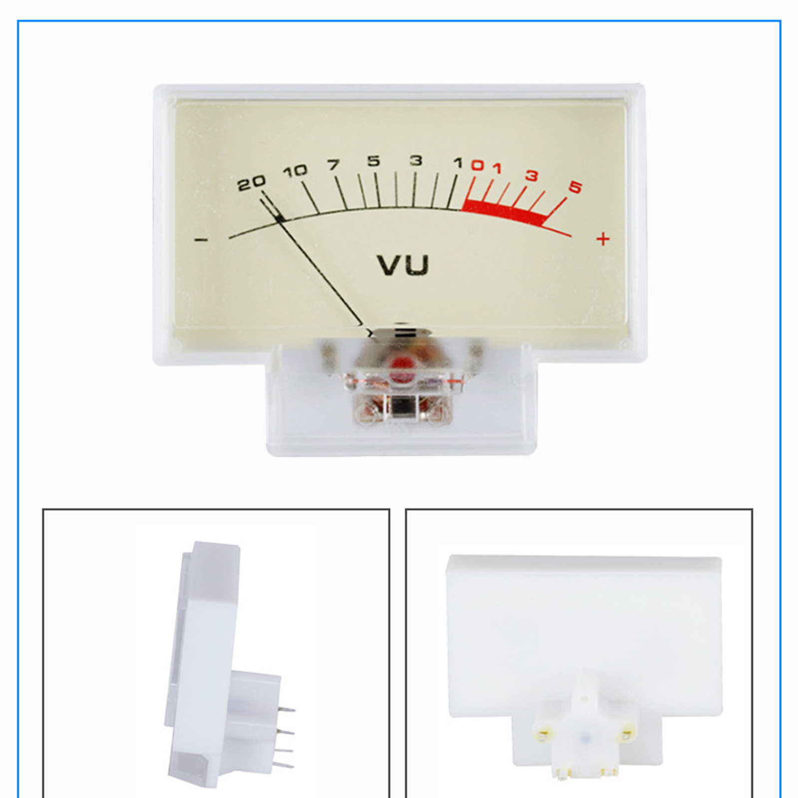 2pcs TN-72 VU Meter Front Amplifier DB Level Meter Power Meter With Backlight