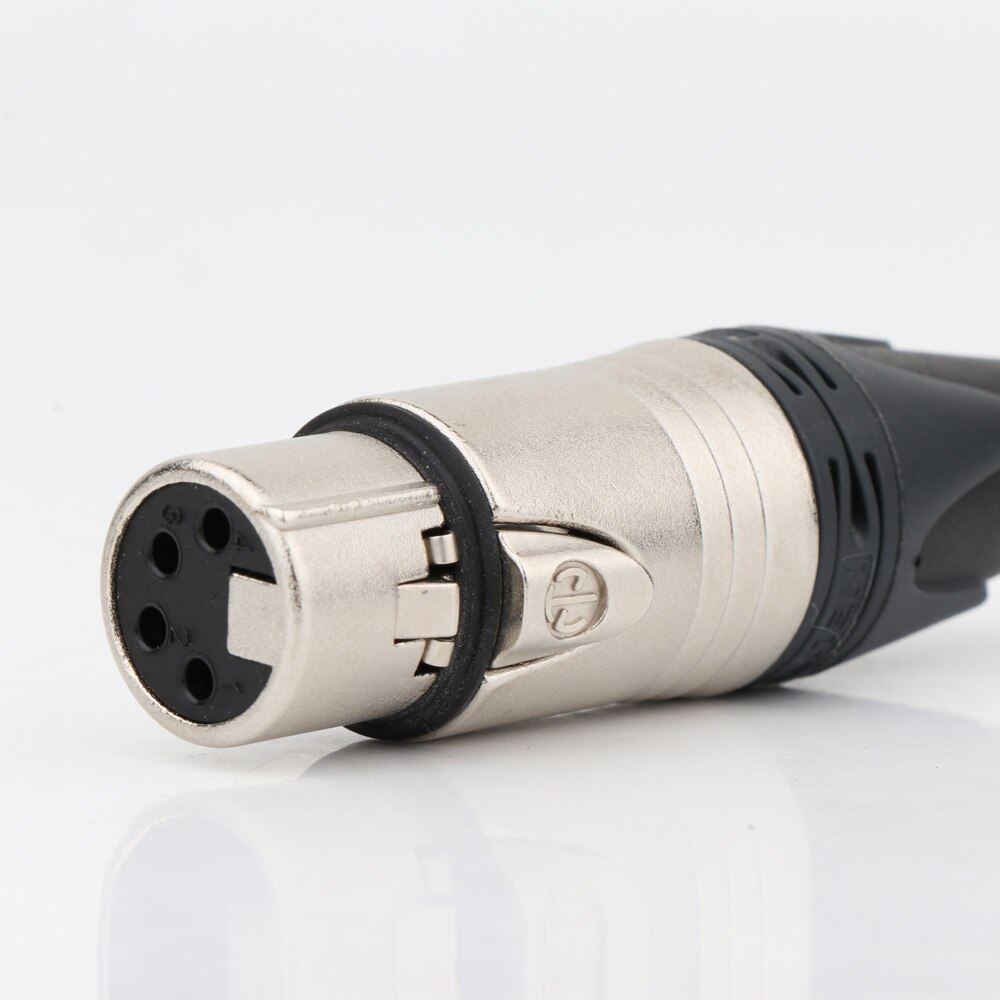 HIFI NEUTRIK 4 Pin XLR to 4.4mm Pentaconn Adapter Male to Female Angle