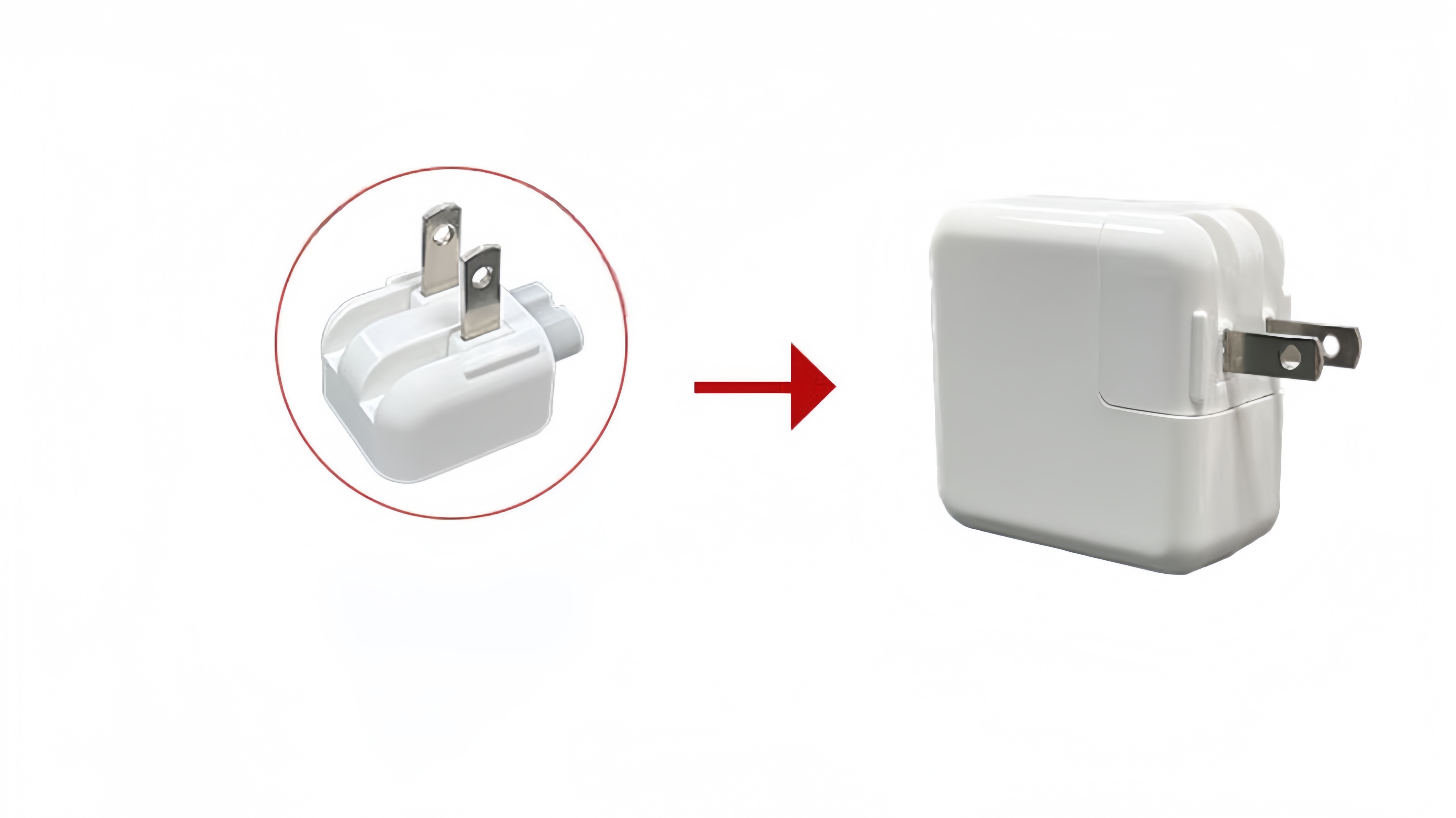 US Plug Converter Portable Wall Travel Charger Adapter for Ipad Magsafe Macbook Laptop Charge Power Adapters Accessorie