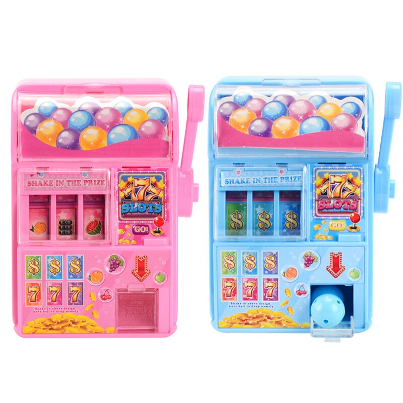 1 Set Kleur Willekeurige Mini Handleiding Geluk Loterij Machine Kinderen Met Elkaar Door Familie Speelgoed Zonder Batterij