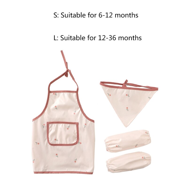 Super Zachte Voeden Slabbetjes Moeder Lunch Voeden Kiel Bib Sleevelet Koken Schort Kind Tuinieren Leveringen