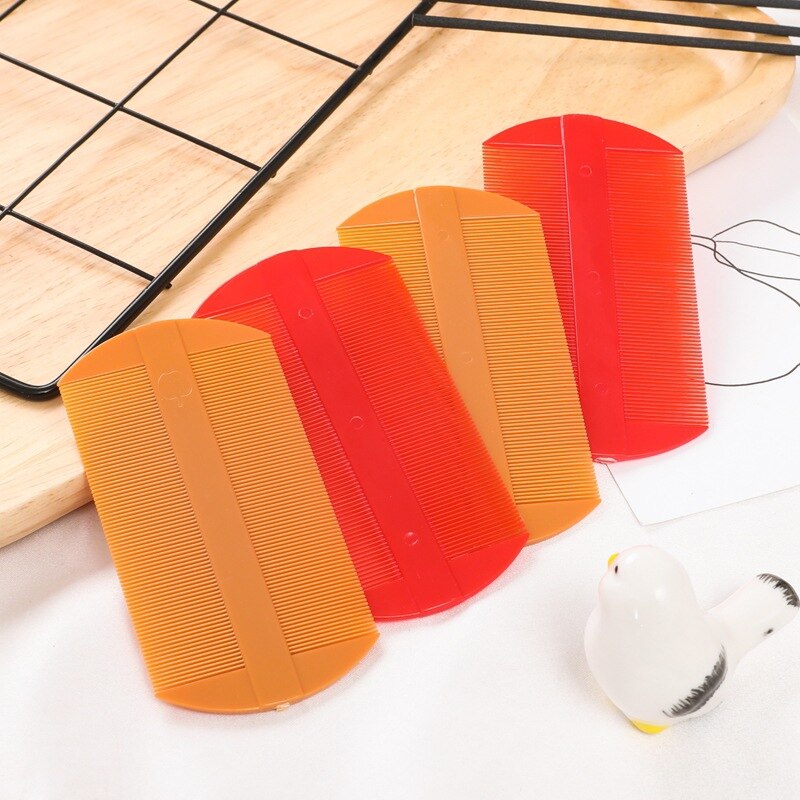 Fine Tooth Encryption Tooth Comb shi zi shu Removing Head Lice Grate Comb Children Children Double-edged Fine-toothed Comb Dense