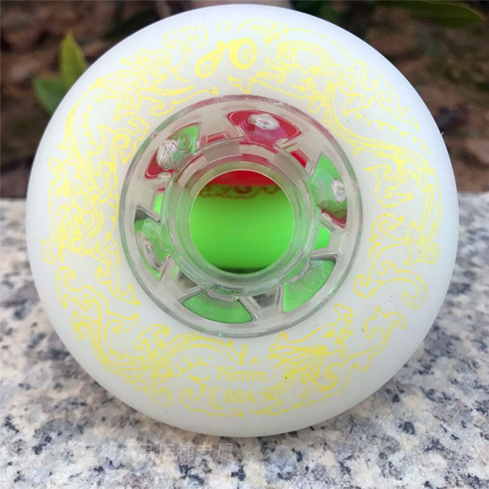 Japy skate 88 ~ 89a dragon rulleskøjtehjul slalom glidende inline skate sko dæk til seba powerslide patine