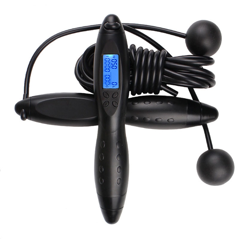 1pc springtouwen slimme elektronische teltoestellen springtouw calorieverbruik fitnessapparatuur digitale springtouwen gereedschap