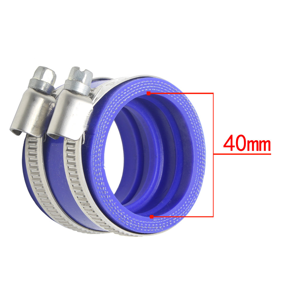 Adaptador de goma para carburador de motocicleta, 35mm, 40mm, 42mm, 45mm, tubo de entrada, accesorios de motocicleta para PWK KEIHIN OKO KOSO: Champán