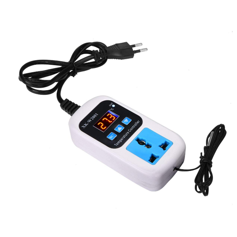 VKS-W2001 Electronic Temperature Control Socket Thermostat Control Fully Automatic Switch Adjustable Digital Display