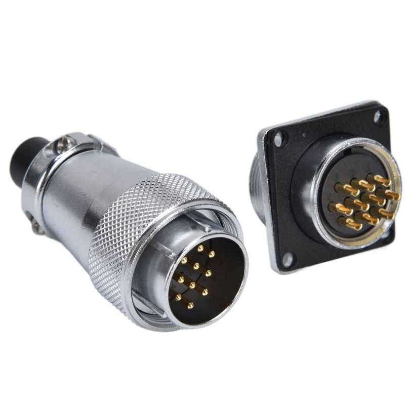 WS24 Aviation Connector Aviation Plug Connector High Temperature Resistance Anti Corrosion for Industrial Needs