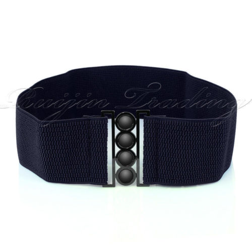 Vrouwen collectie Stretch Gesp Taille Riem Brede Elastische Cinch Corset Tailleband