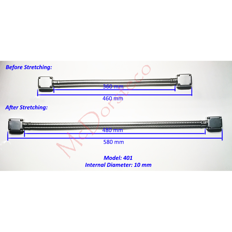 Metal protect wire door loop for access control Zinc Plated with metal heads Stainless steel access cable protection Loop