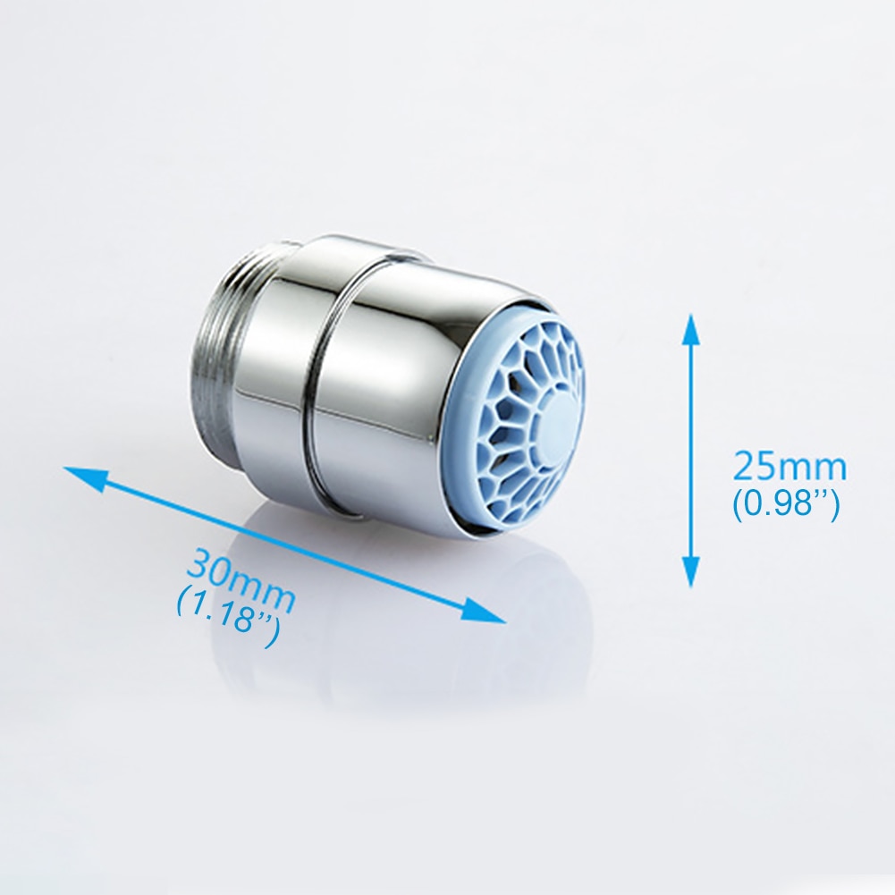 Water Saving Bathroom Sink Tap Diffuser Kitchen Chrome Plated Universal Easy Install One Touch Switch Accessories Faucet Aerator