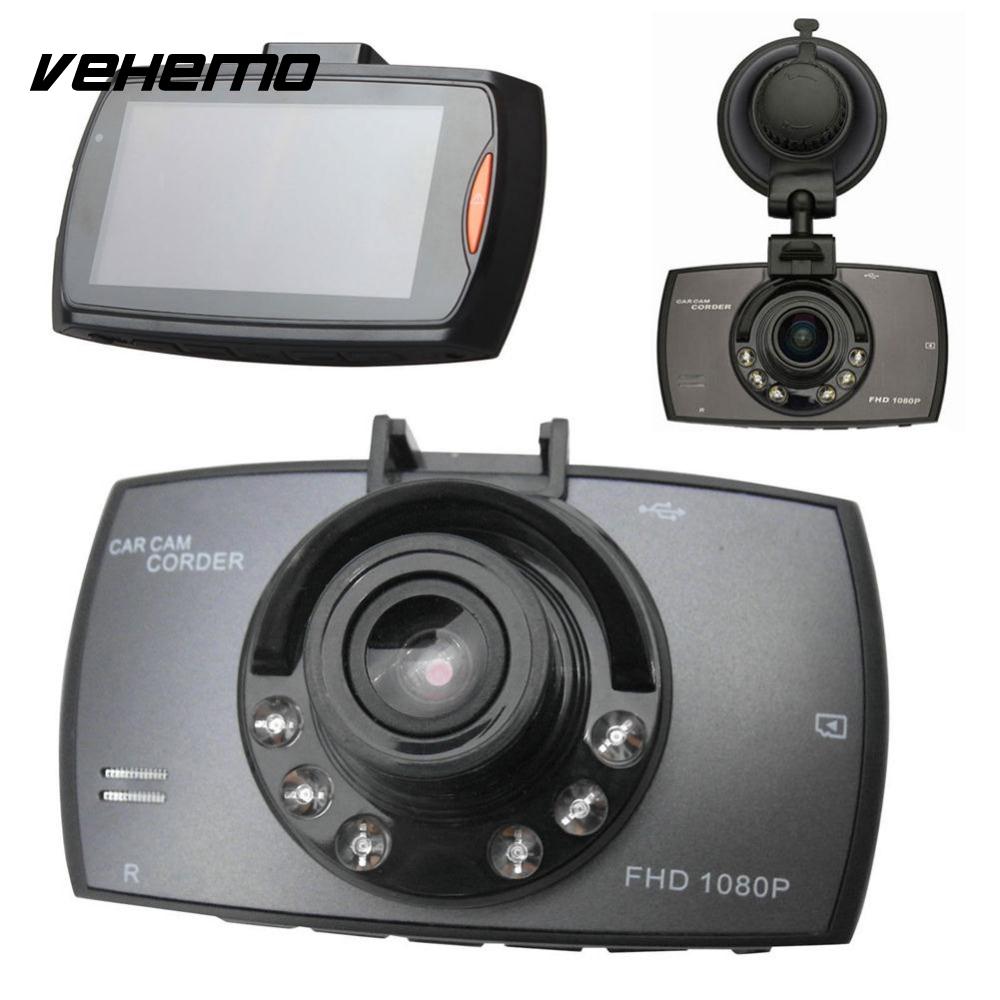 VEHEMO HD Auto Styling DVR Camera Dash Cam Video Auto Recorder Camcorder 2.4 ''LCD Crash g-sensor Night Vision HDMI