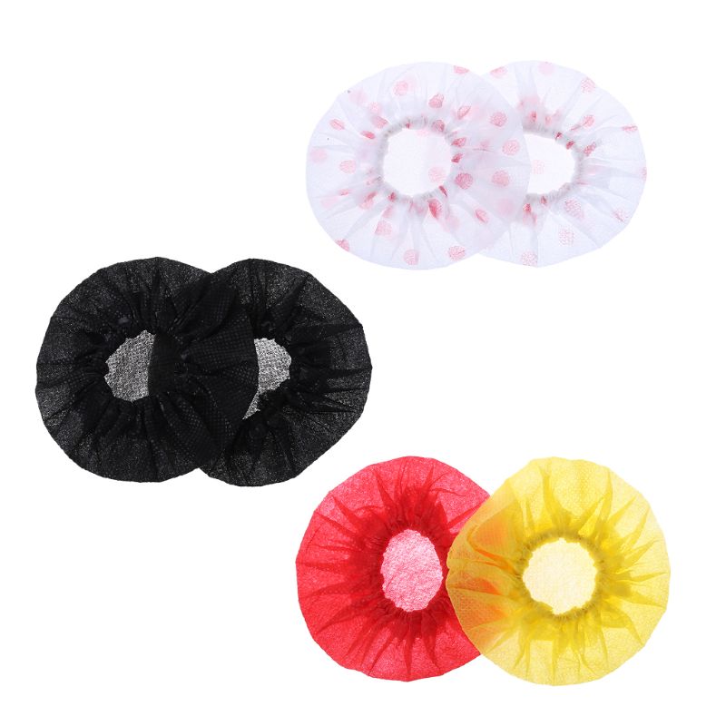 50Pair Disposable Non-woven Microphone Cover Removal Windscreen Protective Mic Cap Pad for KTV Karaoke Supplies
