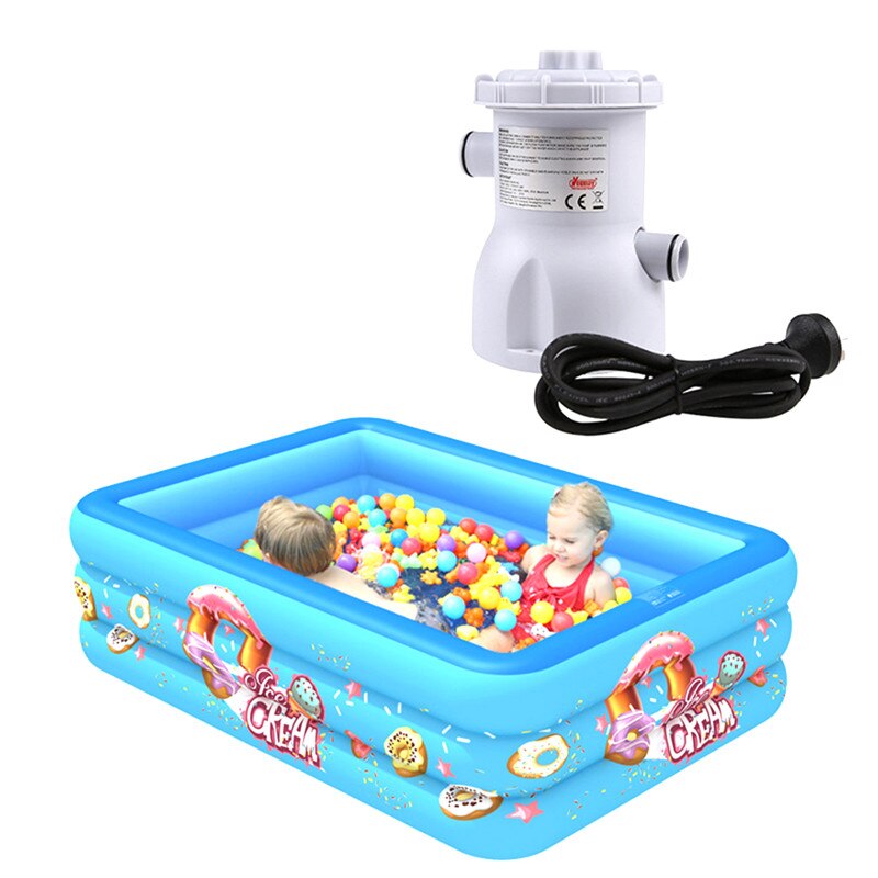 Electric Swimming Pool Filter Pump Clean Above Ground Pools Pool Pump Paddling Pool Pump Water Cleaning Tools 220V-240V UK Plug