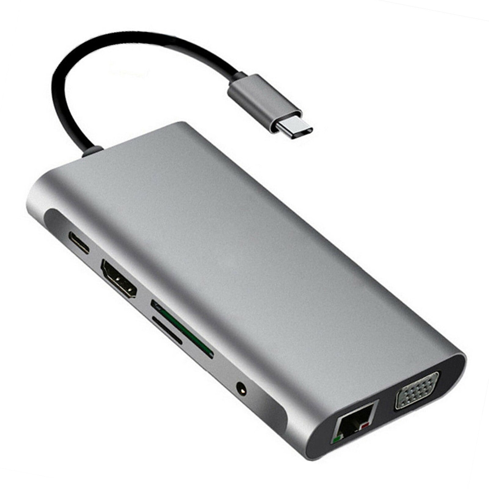 Thunderbolt 3 Adapter Usb Type C Hub Naar Hdmi 4K Ondersteuning Samsung Dex Modus USB-C Dock Met Pd Voor macbook Pro/Air: 10 in 1