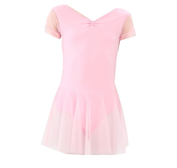 Robe de danse de Ballet pour filles, vêtements de danse pour enfants, justaucorps,: Rose / 110cm