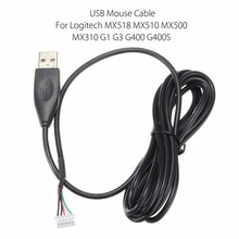 1 pc usb-muiskabels voor logitech-muis  mx518 mx510 mx500 mx310 g1 g3 g400 g400s muiskabels