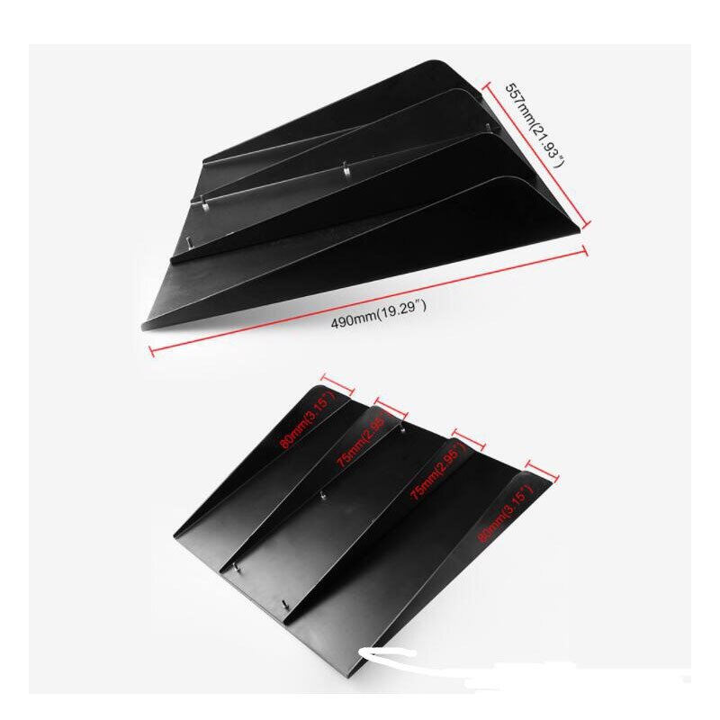 Car tuning supplies shark fin rear deflector chassis shark fin spoiler accessories