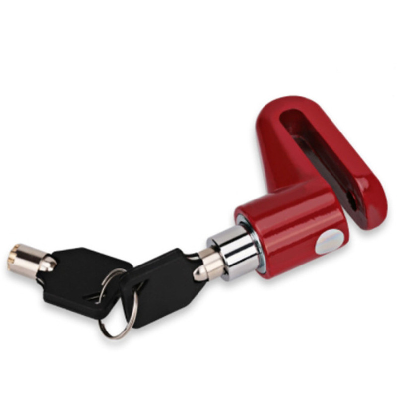 Motorrad Geändert Lenker Schloss Helm Anti-diebstahl Schloss Elektrische Fahrzeug Schmutz Fahrräder Aluminium Legierung Lenker Feste Horn Schloss: Blau