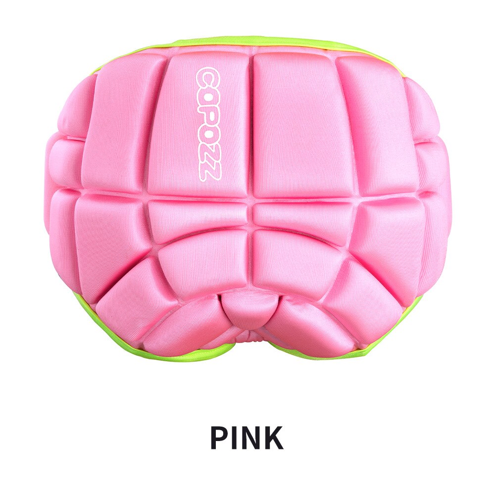 Kids Outdoor Sport Gear Protection Ski Skate Snowboard Shorts Skiing Protector Roller Skating Protective Hip Padded Shorts Child: pink