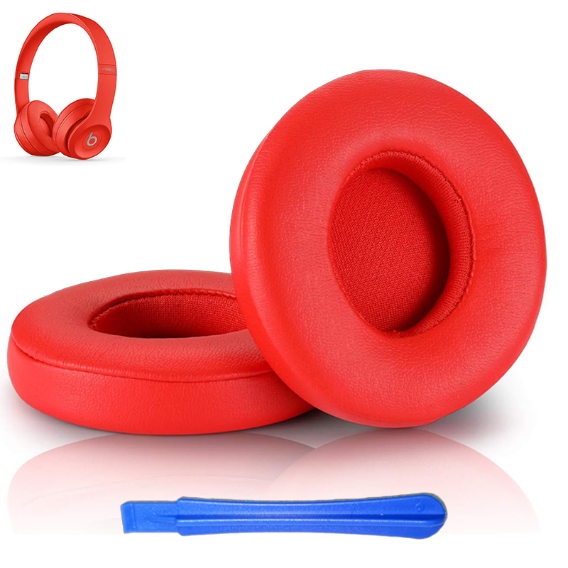 Kutou Vervangende Oorkussentjes Kussen Voor Beats Solo3 Solo2 Koptelefoon Oorkussens Dekking Solo 3 2 Foam Pad Oorkappen Reparatie Onderdelen: Kaki