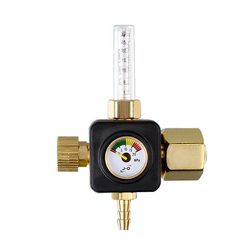 Energieffektiv argon tryckreducerare regulator flödesmätare gasregulator flödesmätare argon bågsvetsning argon regulator ventil: 185a argon meter