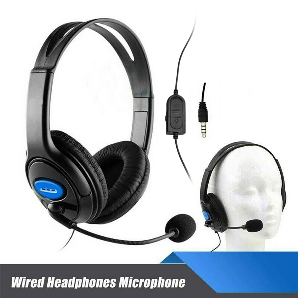 Wired Gaming Headsets Met Microfoon Geluidsisolerende Hoofdtelefoon 40Mm Driver Bass Stereo Voor Sony PS3 PS4 Laptop Pc Gamer hoofdtelefoon