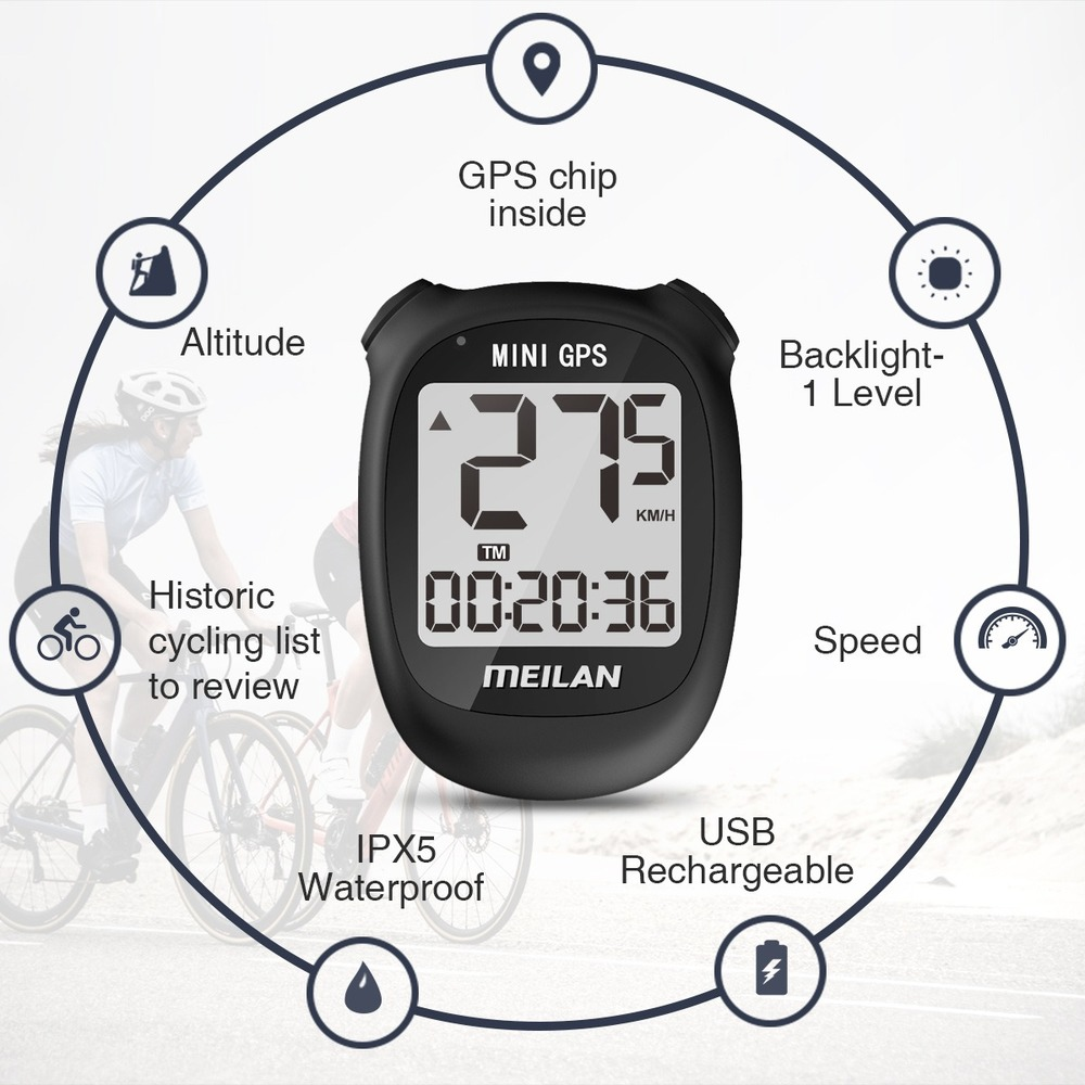 M3 GPS Waterproof Bike Computer ANT+ Odometer Bike Computer Sensor Road MTB Bike Speedometer Cycling Speedometer