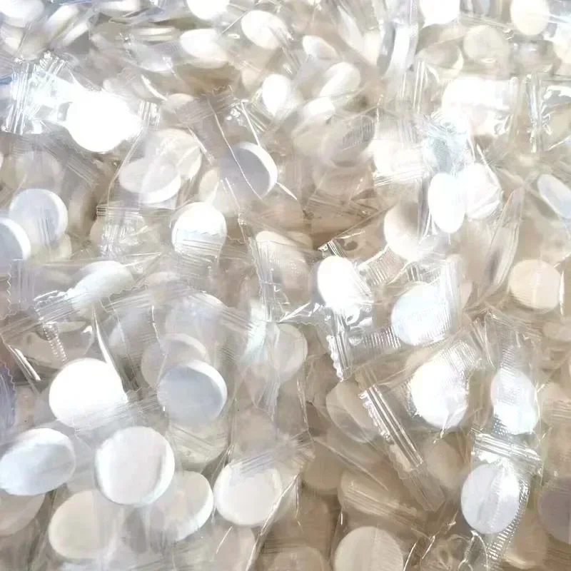 100 st engångs komprimerade ansiktsmasker bärbara resor non-woven ansiktsmasker hudvård bomullsinslagna masker papper