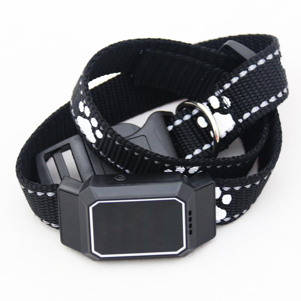 D35 Pet GPS GSM Tracker Dog Cat Real-time Tracking Collar Security Finder Locator: black