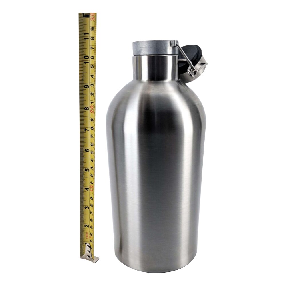home brew 2L beer bottle ULTIMATE Vacuum Double Wall Insulated Beer Growler, 304 SS