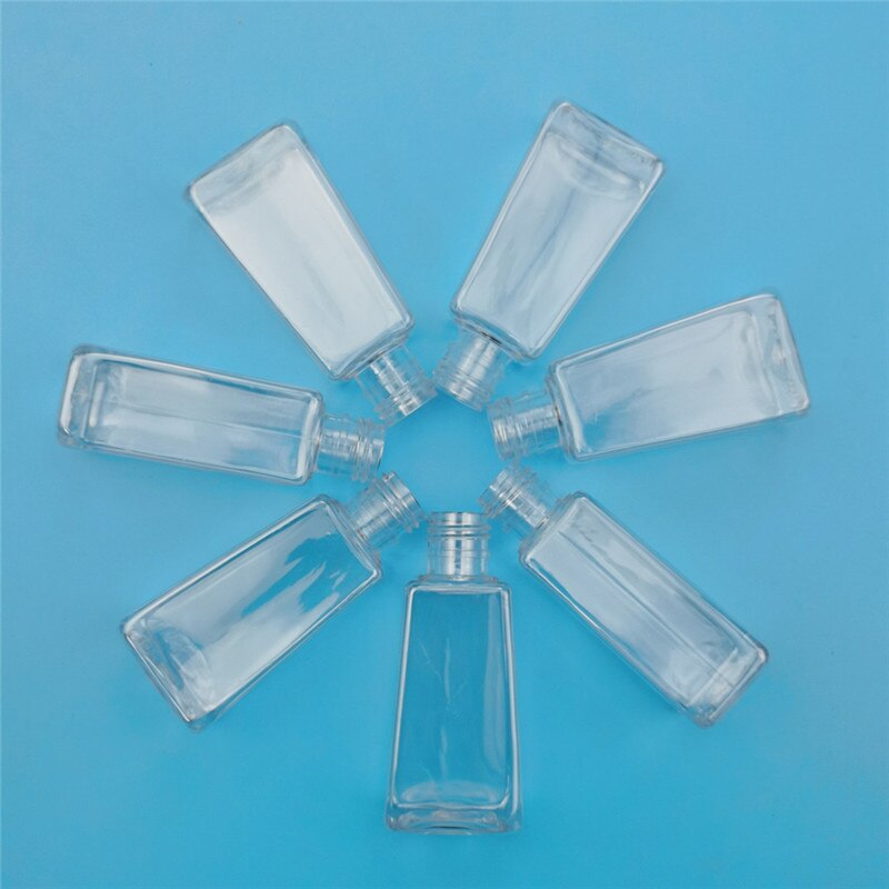 5 st 30ml silikon reseflaskor silikon påfyllningsbar klämbar behållare handsprit flaskor tom nyckelringshållare