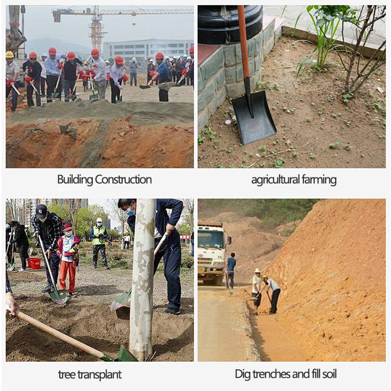 Alloy Steel Shovel Agricultural Farming Construction Processing Tree Transplanting Digging And Weeding Garden Hand Tools