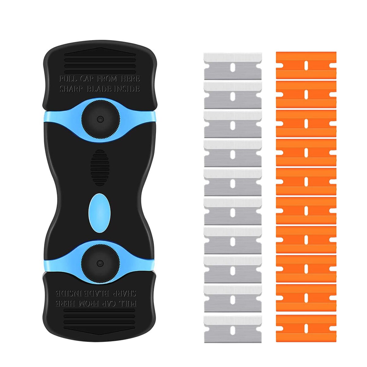 Auto Scraper Blade Tool Car Window Glass Stovetop Vinly Film Sticker Installation Tint Glue Gap Cleaner Sreen Squeegee Knife: 81107B