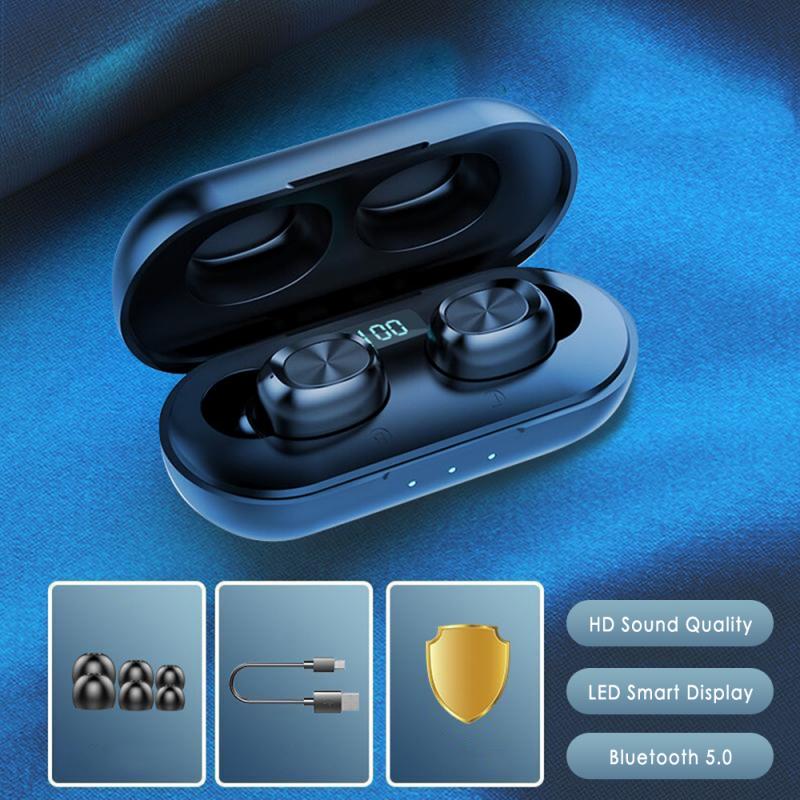 Leve E portátil Bluetooth TWS 5.0 In-Ear Fones De Ouvido Fones de Ouvido Sem Fio Com Microfone Para Xiaomi/Samsung/Huawei telefones