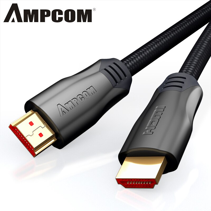 Cavo Hdmi Hdmi 2.0a 2.0b, ampcom Ingegneria Serie 4K Hdmi a Hdmi 2.0 Cavo di Sostegno 3D Ethernet Hdr 4:4:4 per Hdtv PS4 PS3: Gray / 0.75m