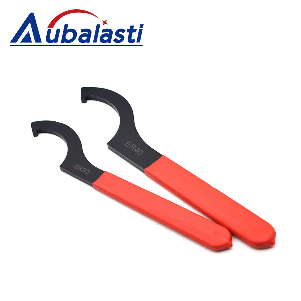 1Pcs High-carbon Steel ER Collet Chuck Nut Wrench Spanner Tool ER25 ER32 ER40 For Collet Chuck Holder CNC Milling Machine Cutter