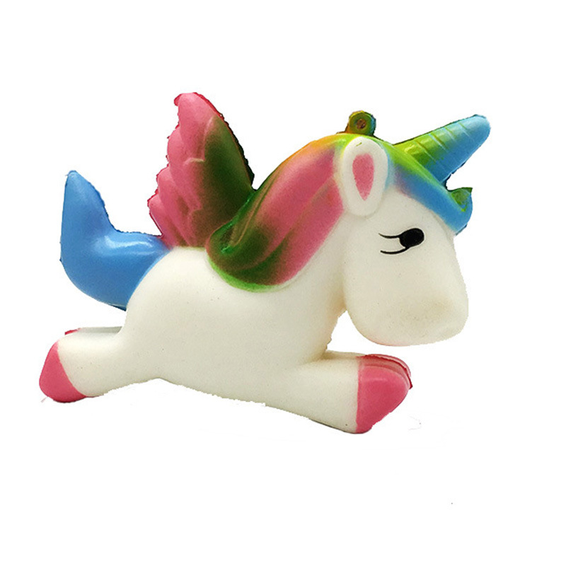 FANS ONLY Kawaii Unicorn Donut Squishy Toy Smooth Mushy Squish For Stress Relief for over 10 dollars: E3