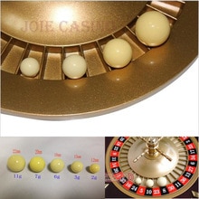 3 stks/partij Hars Roulette Bal Voor Roulette Spel Casino Roulette Bal Vijf Size 12mm-15mm-18mm-20mm-22mm