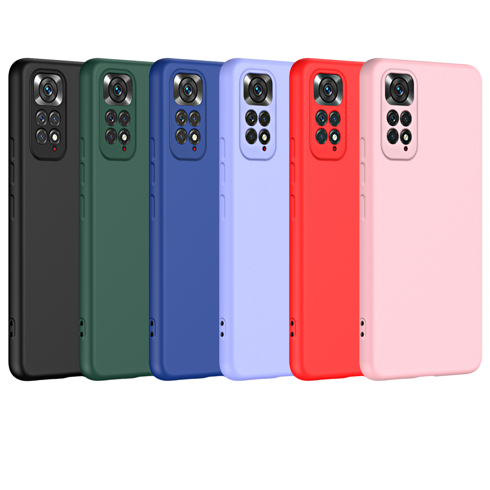Coque en silicone liquide antichoc pour Xiaomi Redmi Note 11 Pro, 12 Pro, 4G, 5G, 11 S, 11 Pro, 2022