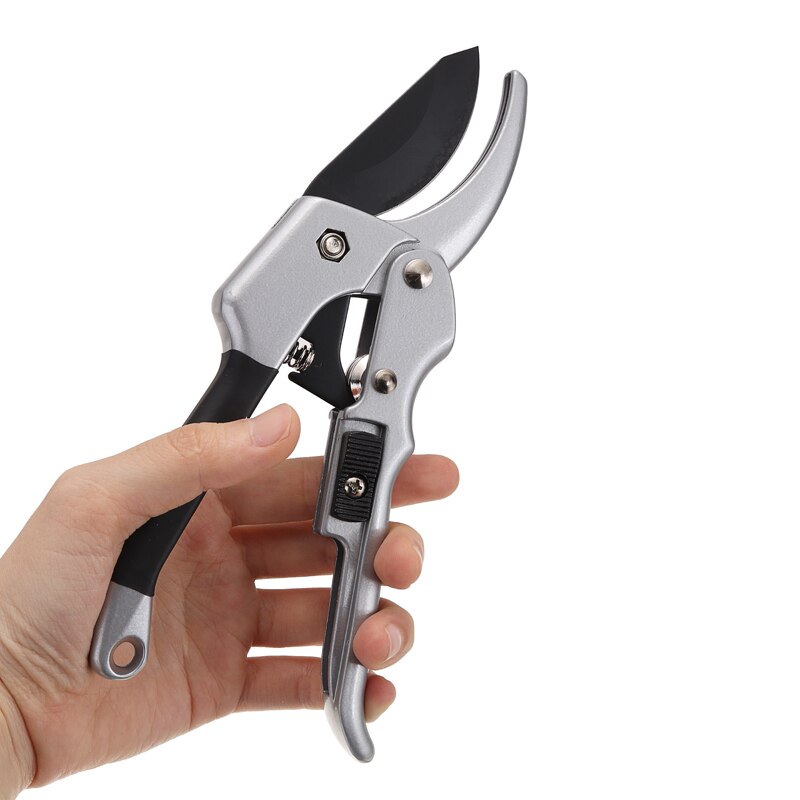 Ratchet Plant trim Horticulture Hand Shear Orchard Pruning Pruner Cut Secateur Shrub Garden Scissor Pruning Tools