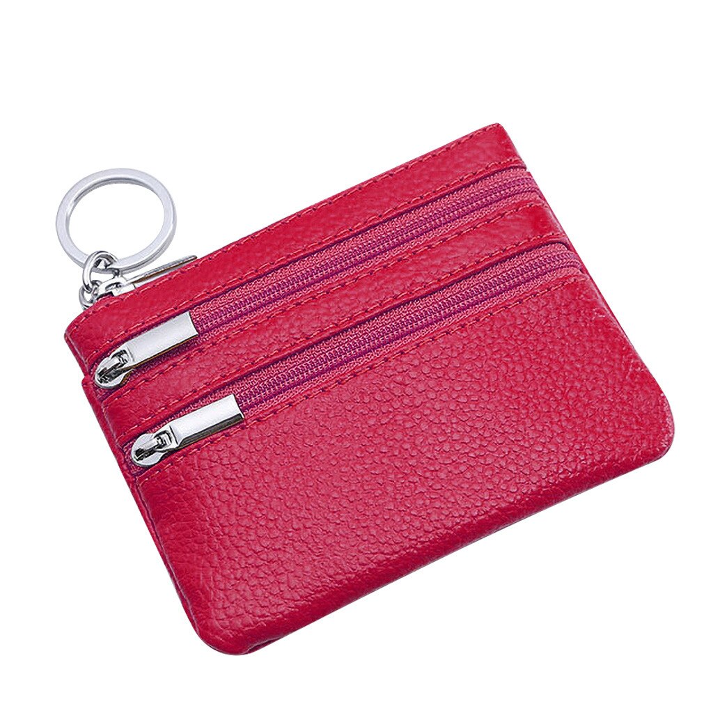 Aelicy Wallet Card Leather Men's Short Wallet Mini Wallet Small Folded Female Coin Purse Card Holder Wallet Coin Purse: HT