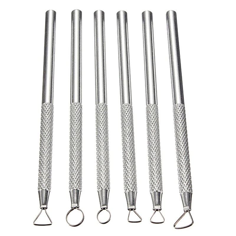 6 uds. De utensilios de arcilla polimérica, cerámica, Cinta, Herramientas para esculpir, cerámica, escultura de arcilla, rascador, herramientas de modelado artesanal