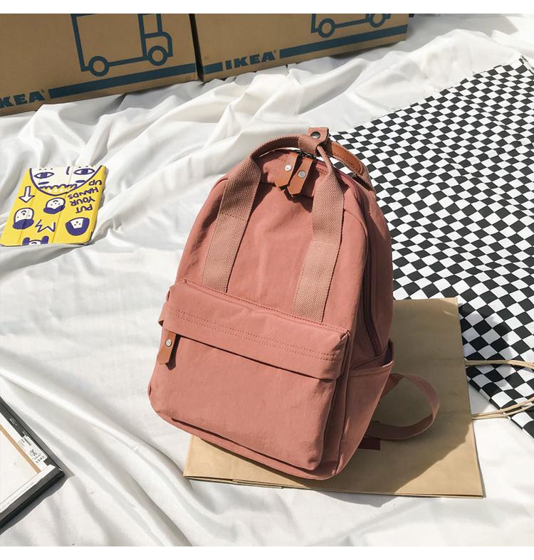 Sacs d'école d'été pour les adolescentes enfants durables enfants étudiant sac à dos Packbags Nylon imperméable adolescent sac à bandoulière enfant: Red