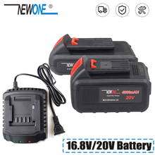 16.8V/20V Cordless 2.0/4.0Ah Lithium Battery And Charger For 16.8V/20V Pruning Shear Chainsaw And Brushless Angle Grinder