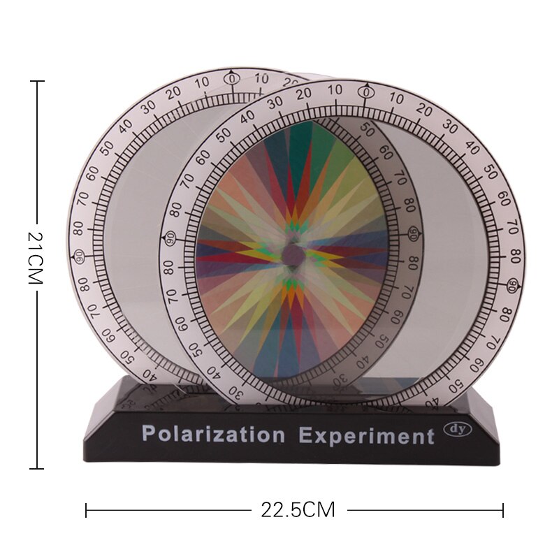 Polaryzator światła polaryzacja demonstrator student eksperymentalne pomoce nauczycielskie fizyka optyczny instrument testowy polaryzator kolorów